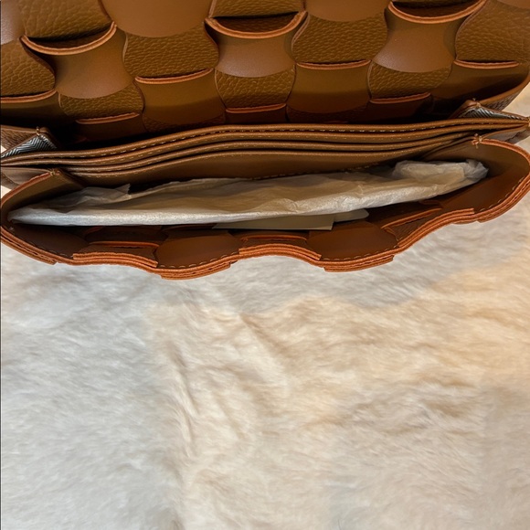 Fashion Brown Woven Shoulder Bag - Picture 4 of 6